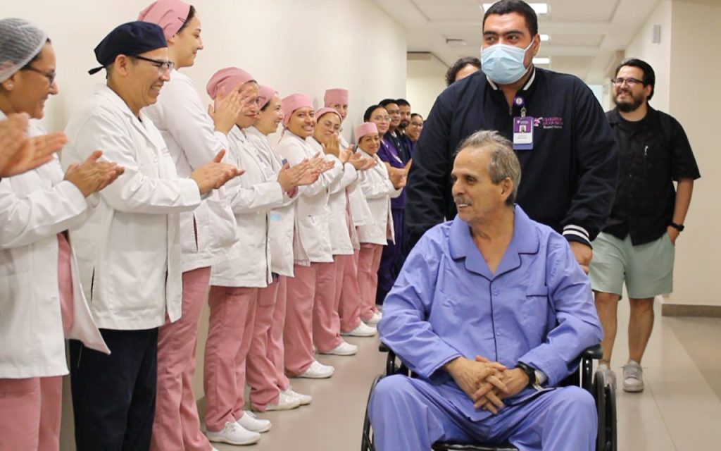 l primer paciente que recibió una cirugía cardiaca en CHRISTUS MUGUERZA Hospital Cumbres