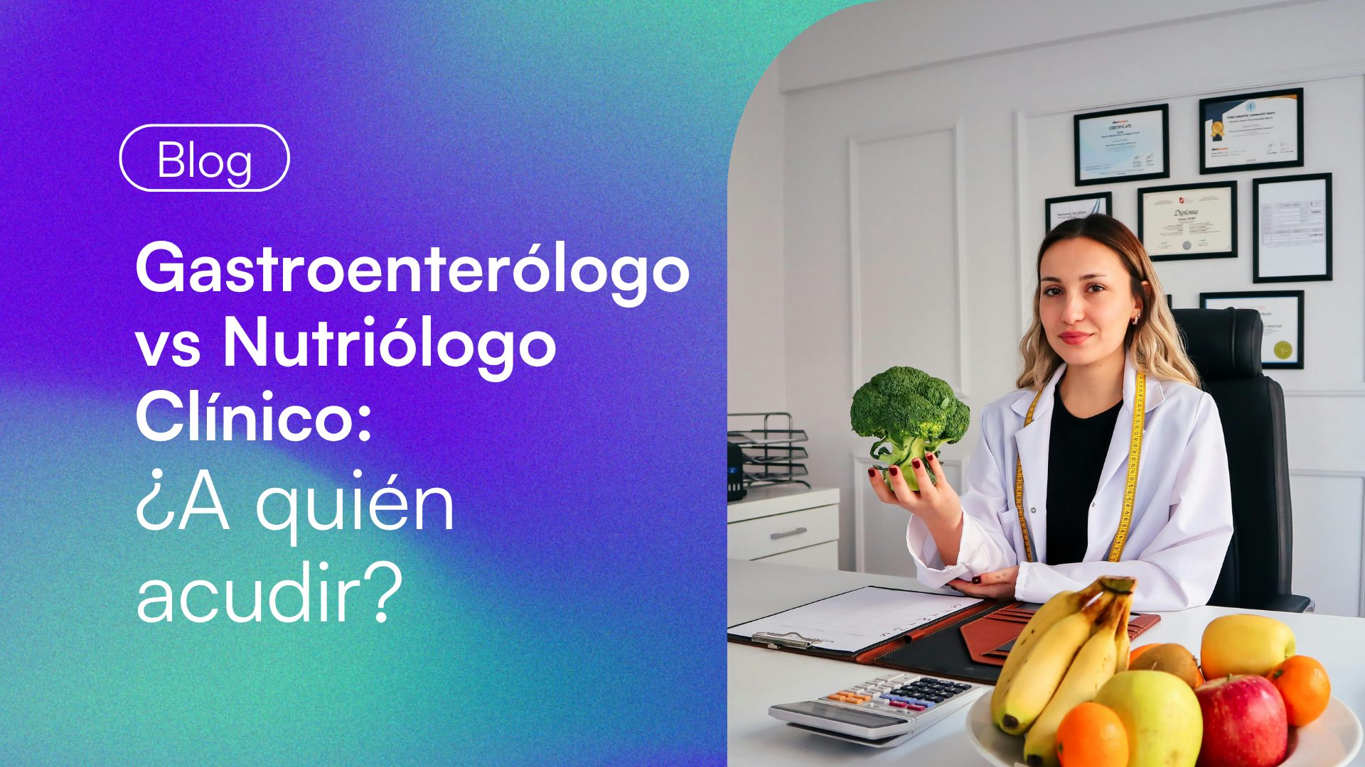 Gastroenterólogo vs Nutriólogo Clínico